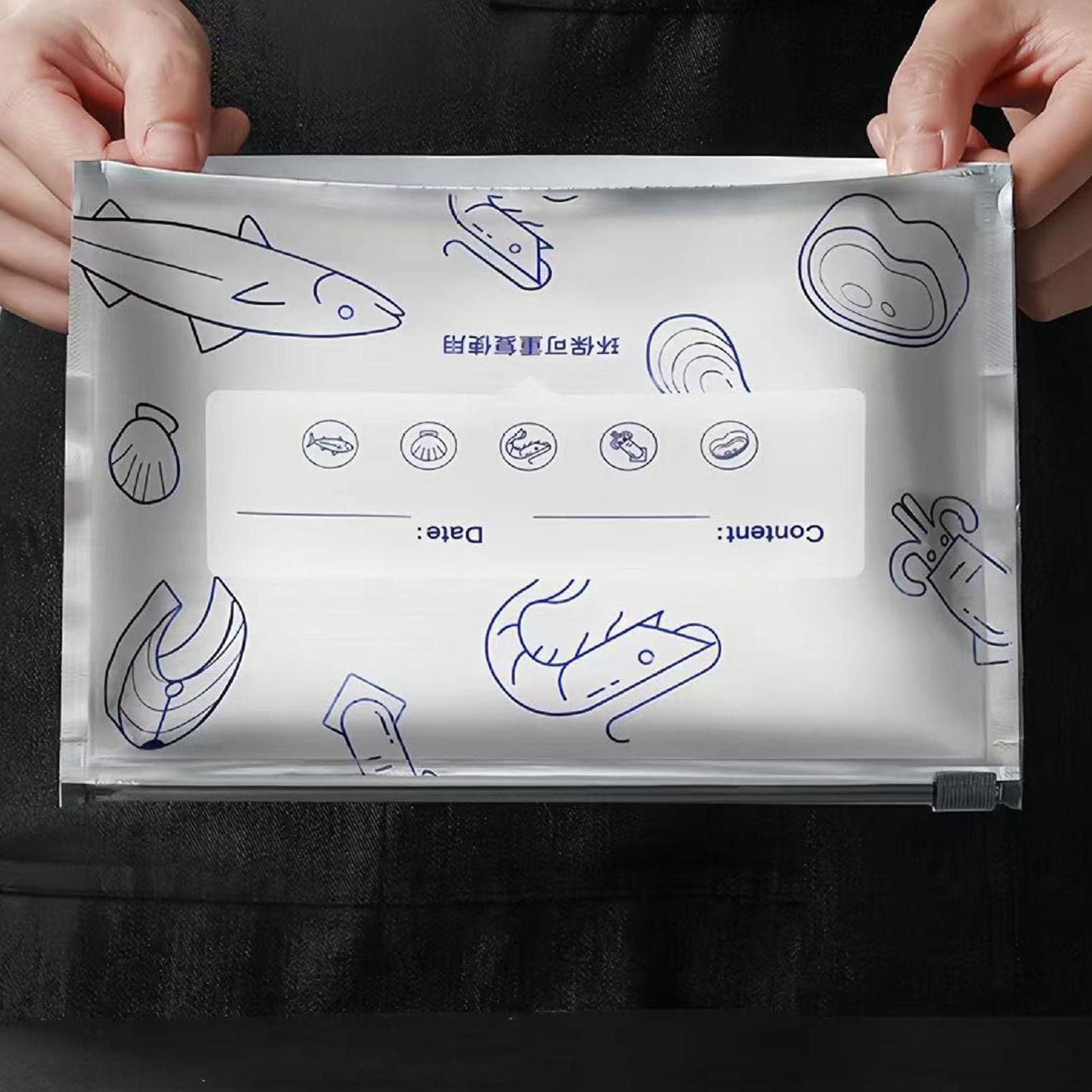 ถุงฟอยล์อลูมิเนียมใส่อาหาร 30  - Food Storage Ziploc Bags บทวิจารณ์และราคา