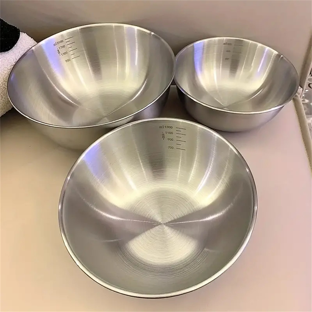 ชุดชามสแตนเลส 1-3 ใบ พร้อมสเกล - Food Storage Large บทวิจารณ์และราคา