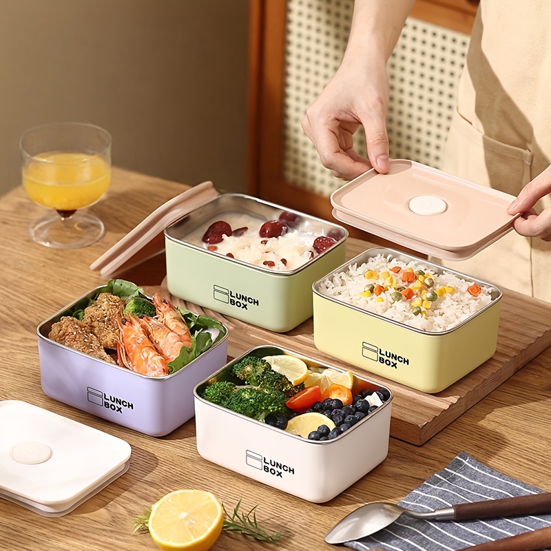 ชุดกล่องเก็บอาหารสแตนเลสป้องกั - Food Storage Containers Set บทวิจารณ์และราคา