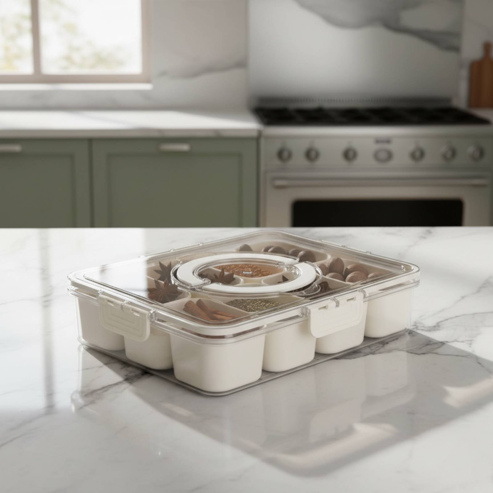 กล่องเก็บอาหารในตู้เย็น ดีไซน์ - Food Storage Dividers บทวิจารณ์และราคา