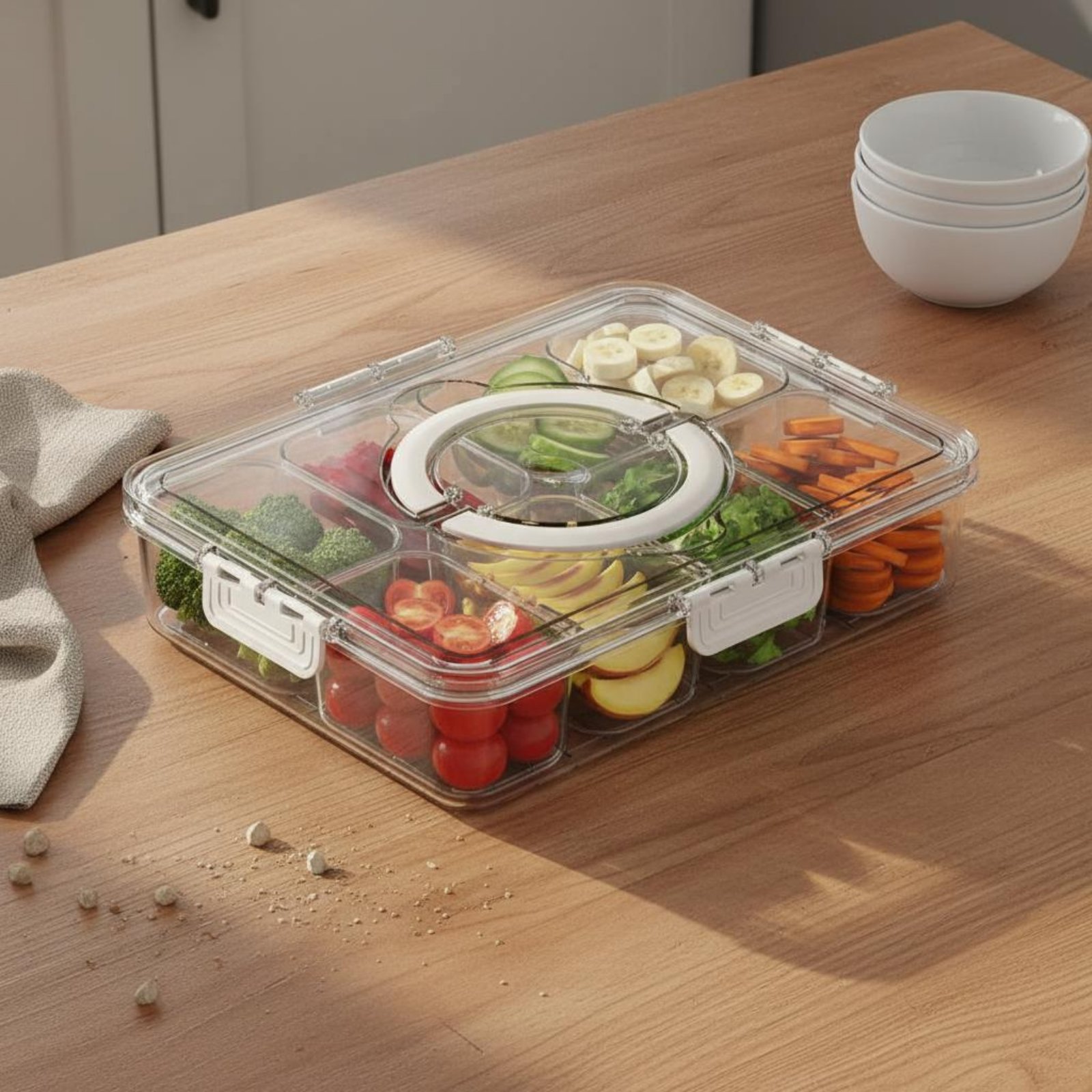 กล่องเก็บอาหารในตู้เย็น ดีไซน์ - Food Storage Dividers บทวิจารณ์และราคา