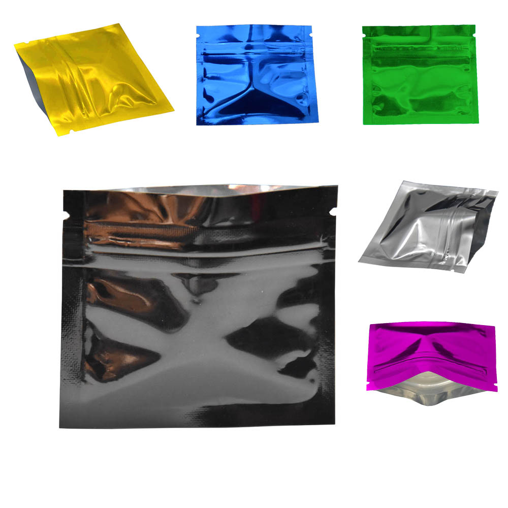 100Pcs ที่มีสีสัน Glossy อลูมิ - Food Storage Ziploc Bags บทวิจารณ์และราคา
