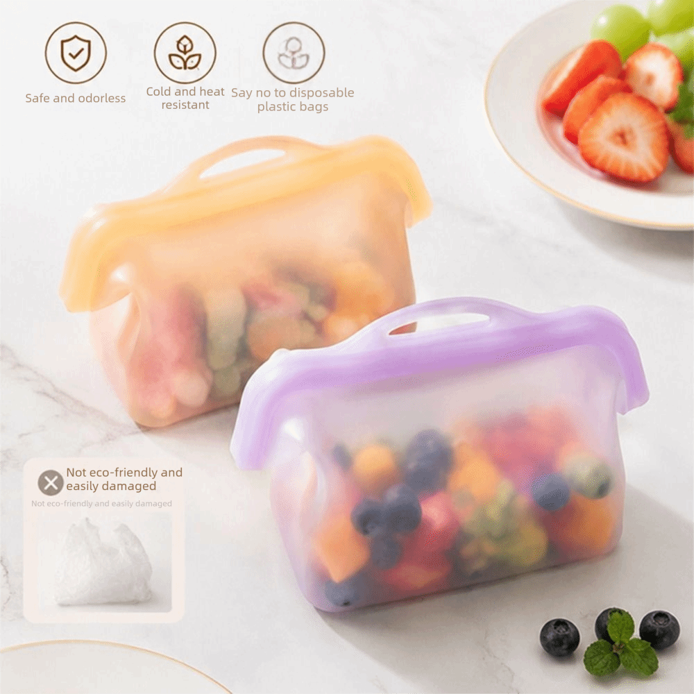 ถุงเก็บอาหารซิลิโคนกันรั่ว ตั้ - Food Storage And Temperature บทวิจารณ์และราคา