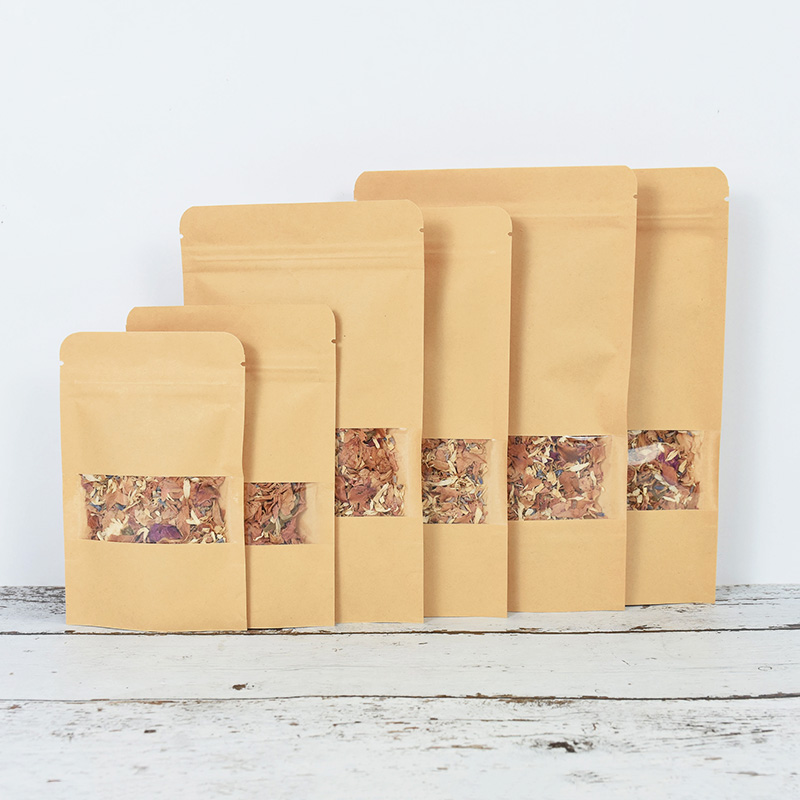 20/50pcs กระดาษคราฟท์ซิปล็อคถุ - Food Storage Ziploc Bags บทวิจารณ์และราคา