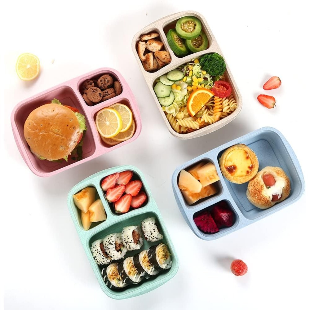 กล่องเบนโตะ 1 กล่องกล่องอาหารก - Food Storage With Compartments บทวิจารณ์และราคา