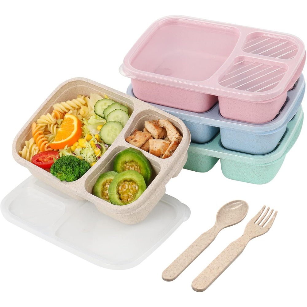 กล่องเบนโตะ 1 กล่องกล่องอาหารก - Food Storage With Compartments บทวิจารณ์และราคา