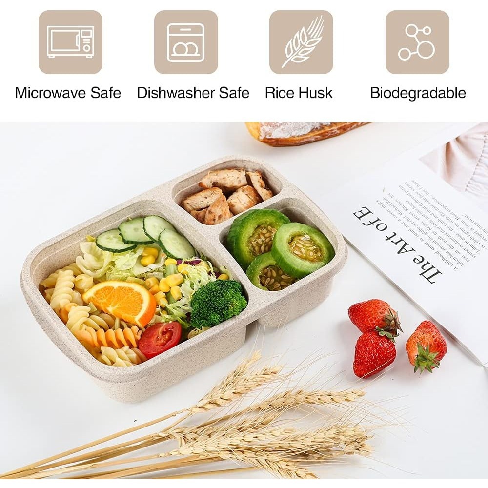 กล่องเบนโตะ 1 กล่องกล่องอาหารก - Food Storage With Compartments บทวิจารณ์และราคา
