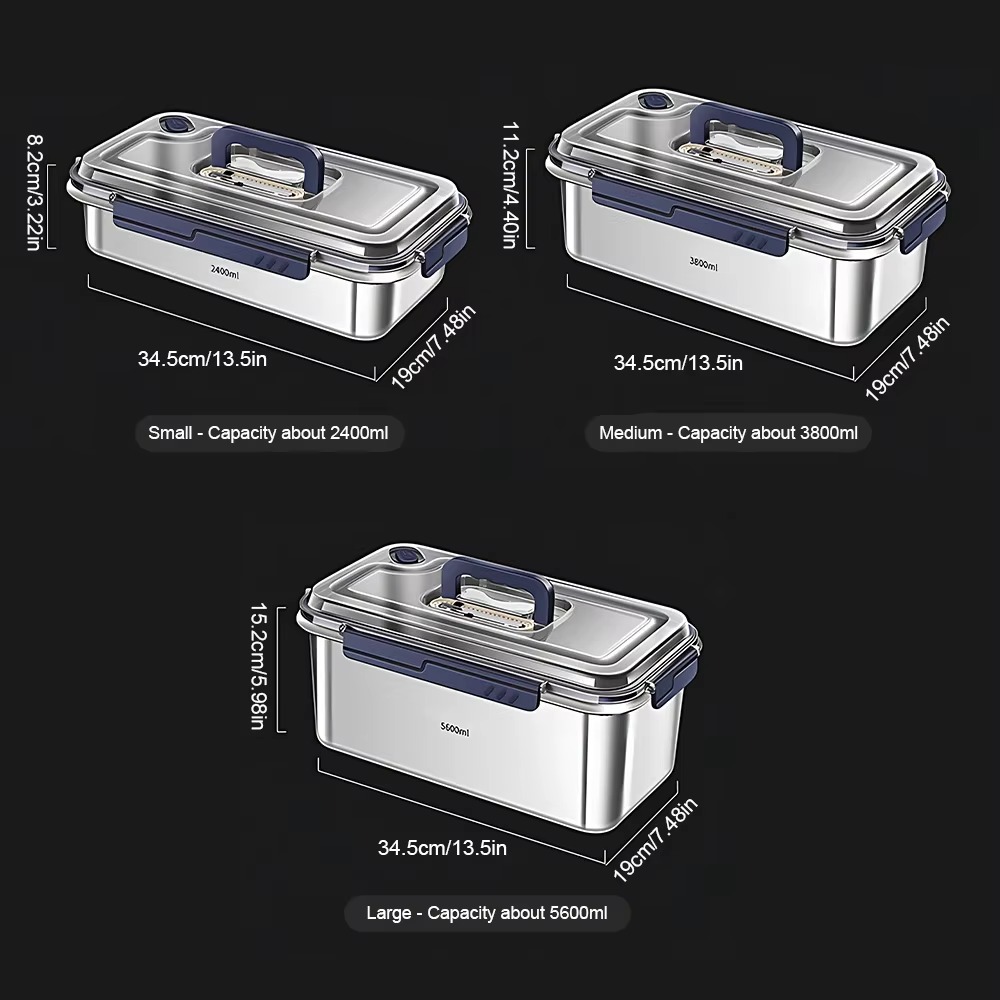 ชุดกล่องเก็บอาหารสแตนเลส 316 ป - Food Storage Containers Xl บทวิจารณ์และราคา