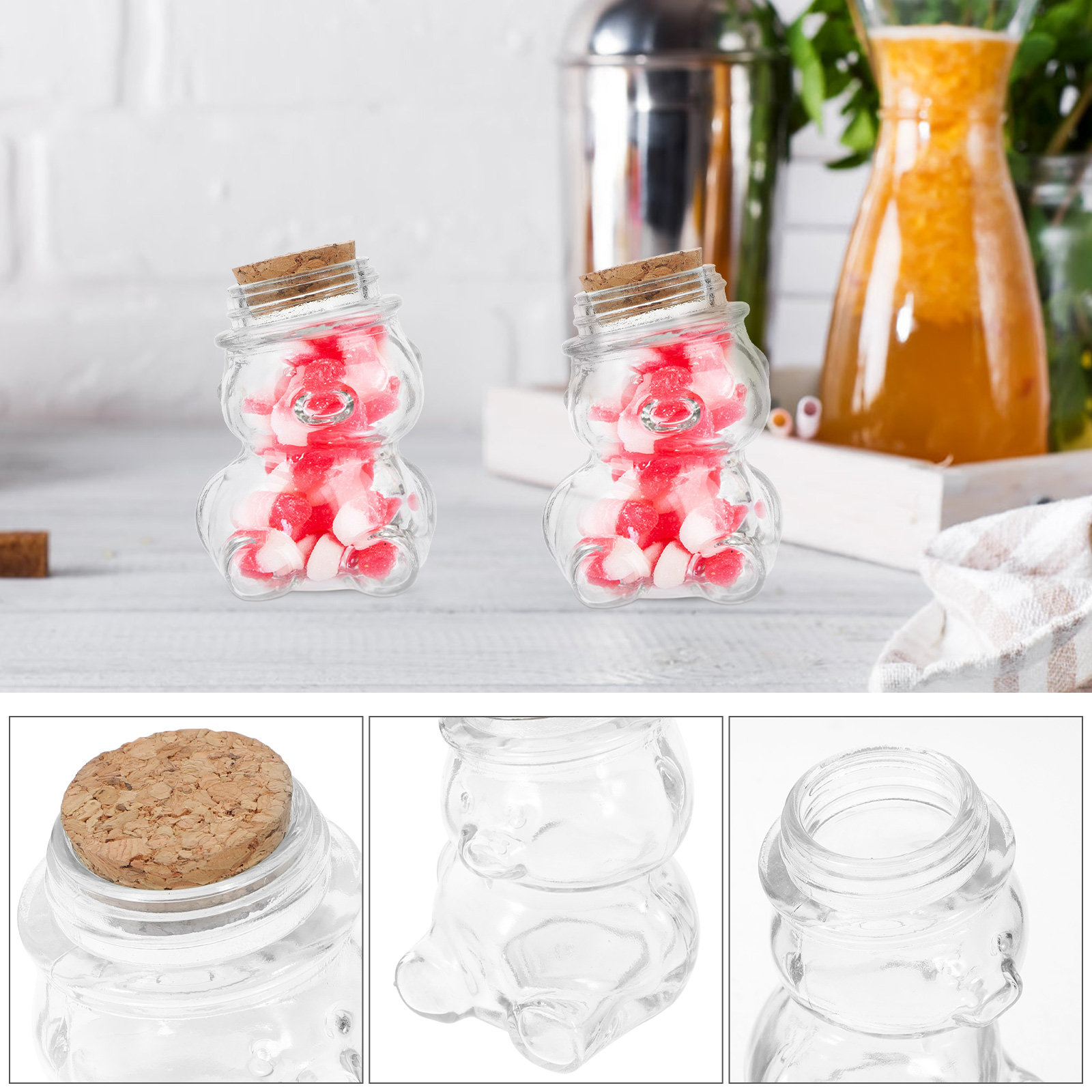 ชุดโหลแก้วใส 4 ชิ้น สำหรับเก็บ - Food Storage Containers Set บทวิจารณ์และราคา