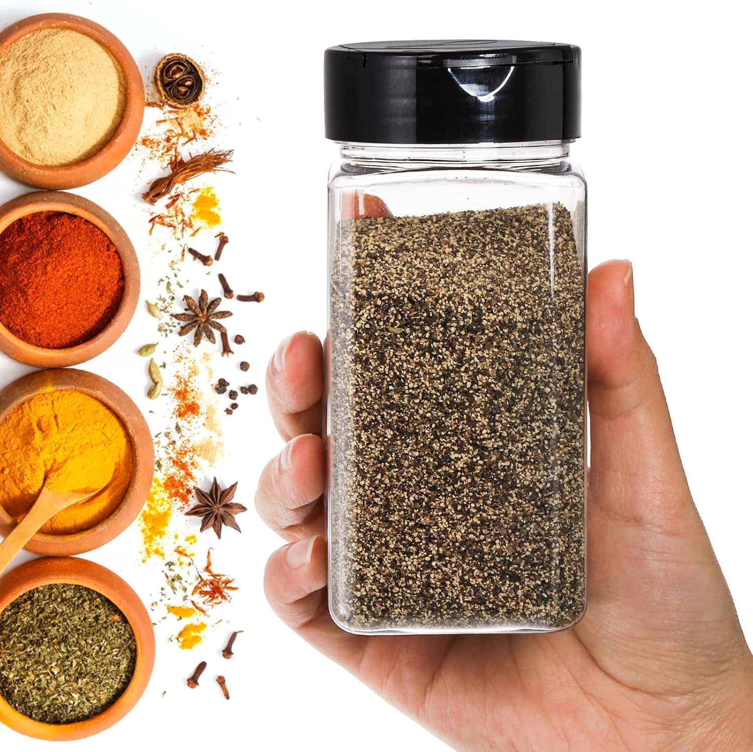 ขวดพลาสติกใสขนาดใหญ่สำหรับใส่เ - Food Storage Large บทวิจารณ์และราคา