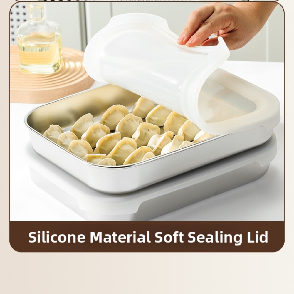 กล่องเก็บอาหารสแตนเลสพร้อมฝาซิ - Food Storage Box Stainless Steel บทวิจารณ์และราคา