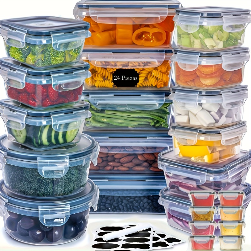 ชุดเก็บอาหารปลอดสาร BPA 48 ชิ้ - Food Storage Meals บทวิจารณ์และราคา