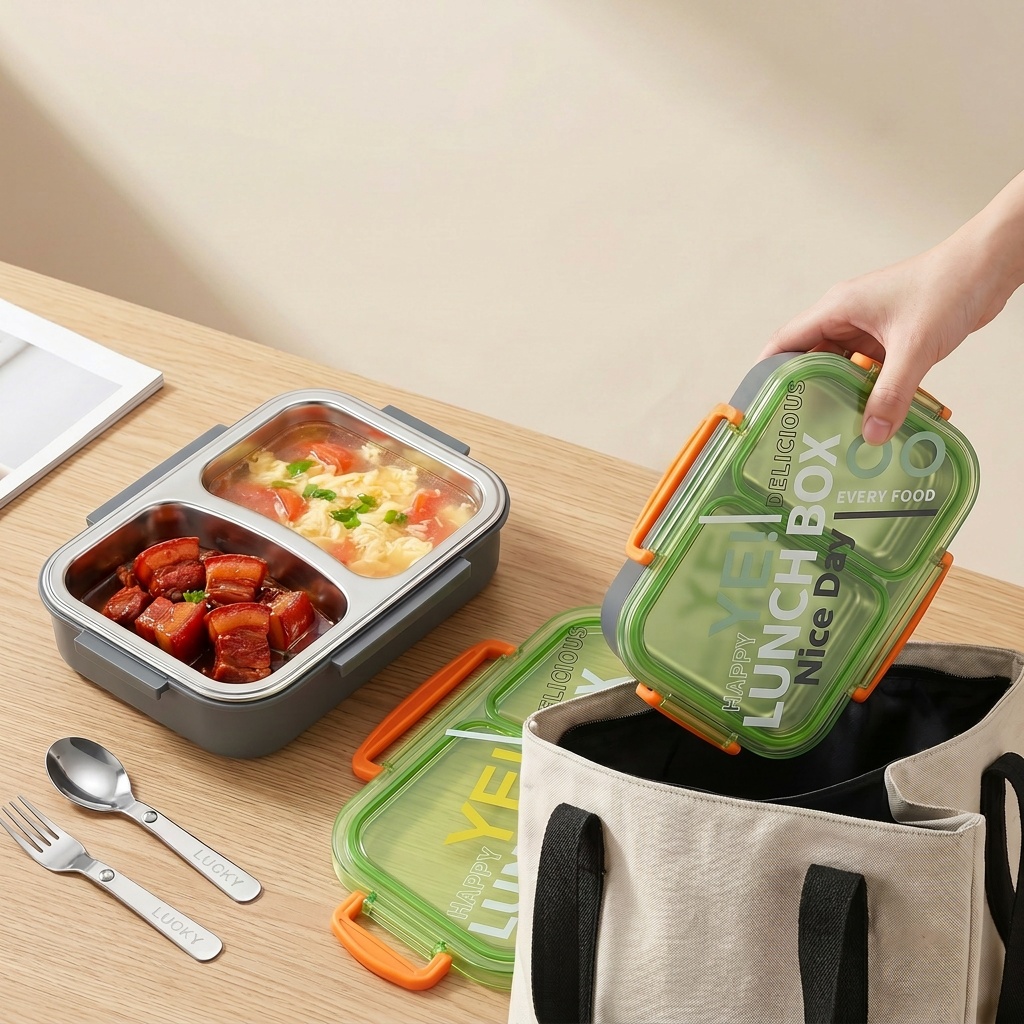 กล่องข้าวสแตนเลส 304 สำหรับเข้ - Food Storage Dividers บทวิจารณ์และราคา