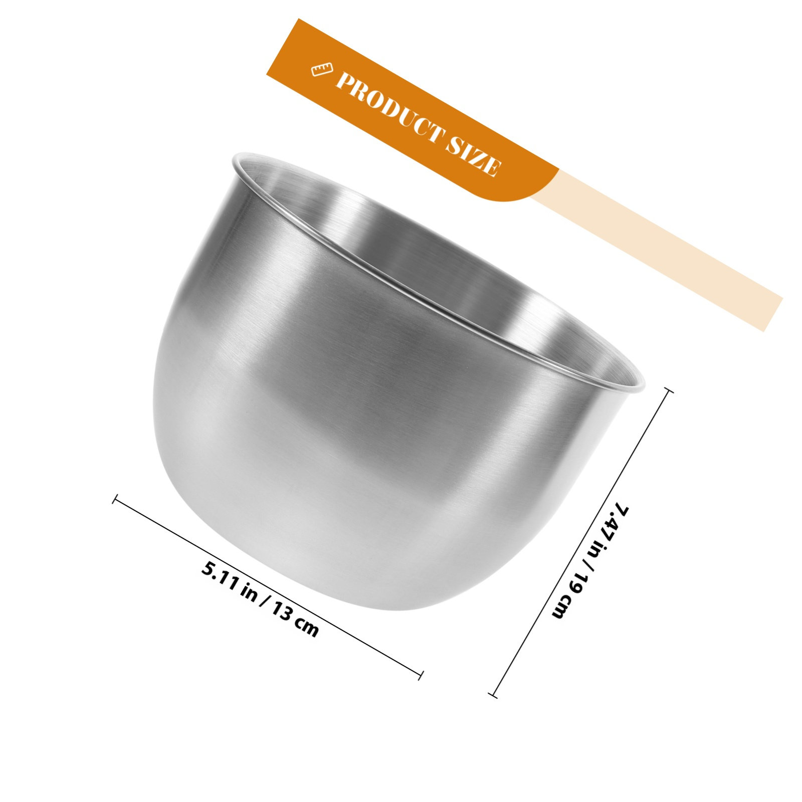 ชามผสมสแตนเลสหนา ชามโลหะหนาสำห - Food Storage Meals บทวิจารณ์และราคา